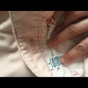 American Eagle jeans corduroy pink size 8